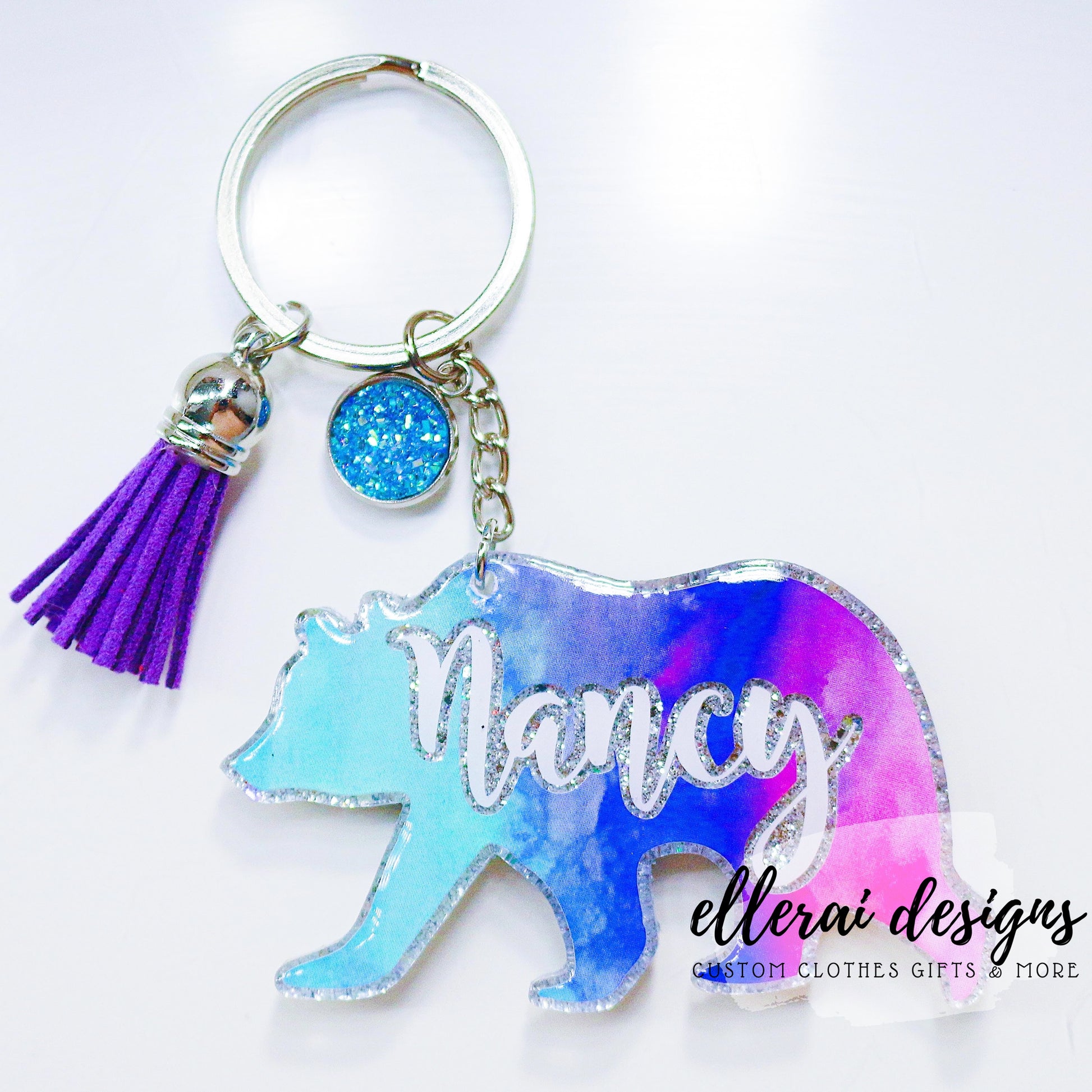 Momma & Me Bear Keychain image 2