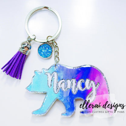 Momma & Me Bear Keychain image 2