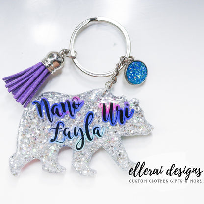 Momma & Me Bear Keychain image 3