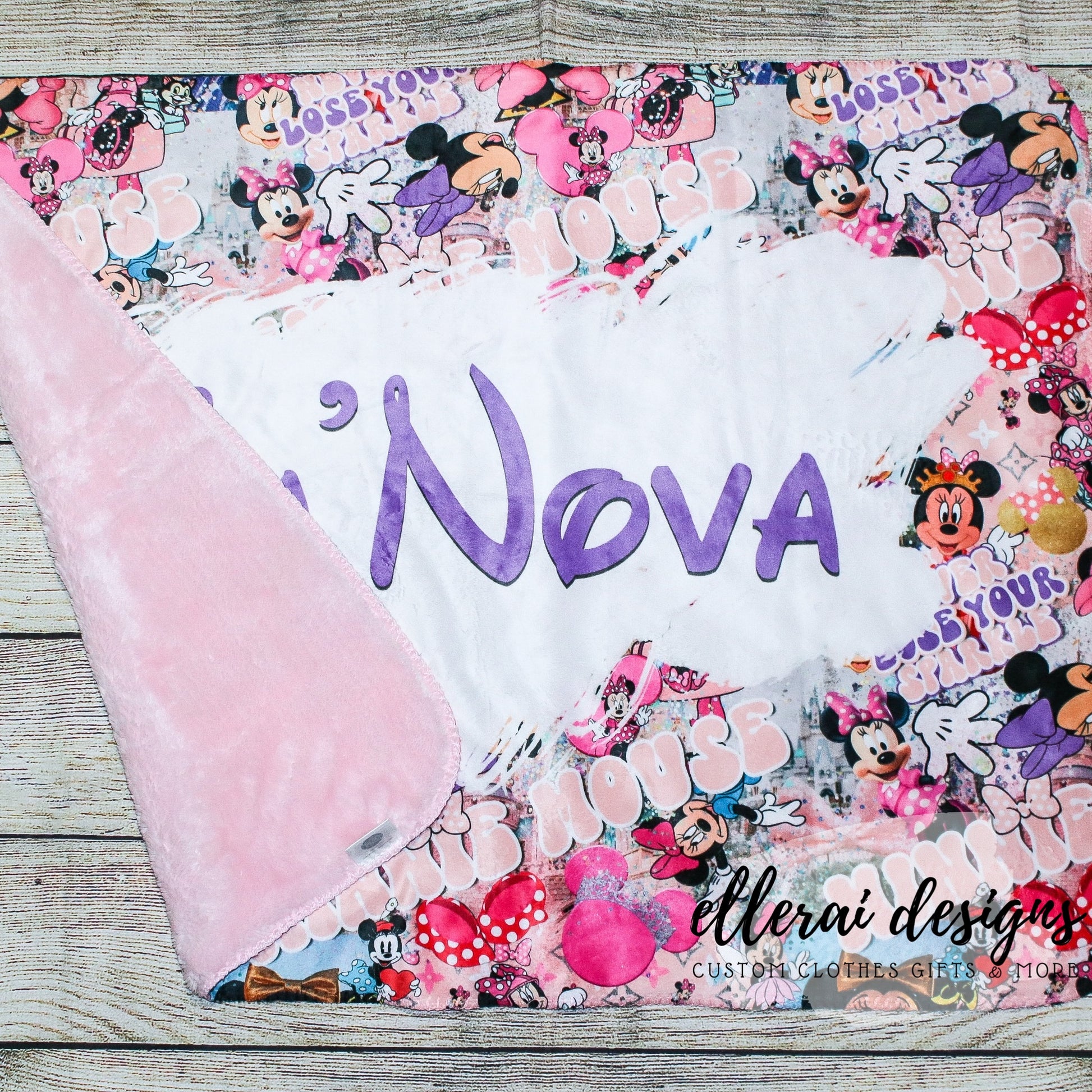 Minnie Mouse Name Blanket image 2