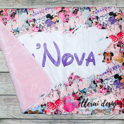Minnie Mouse Name Blanket image 2