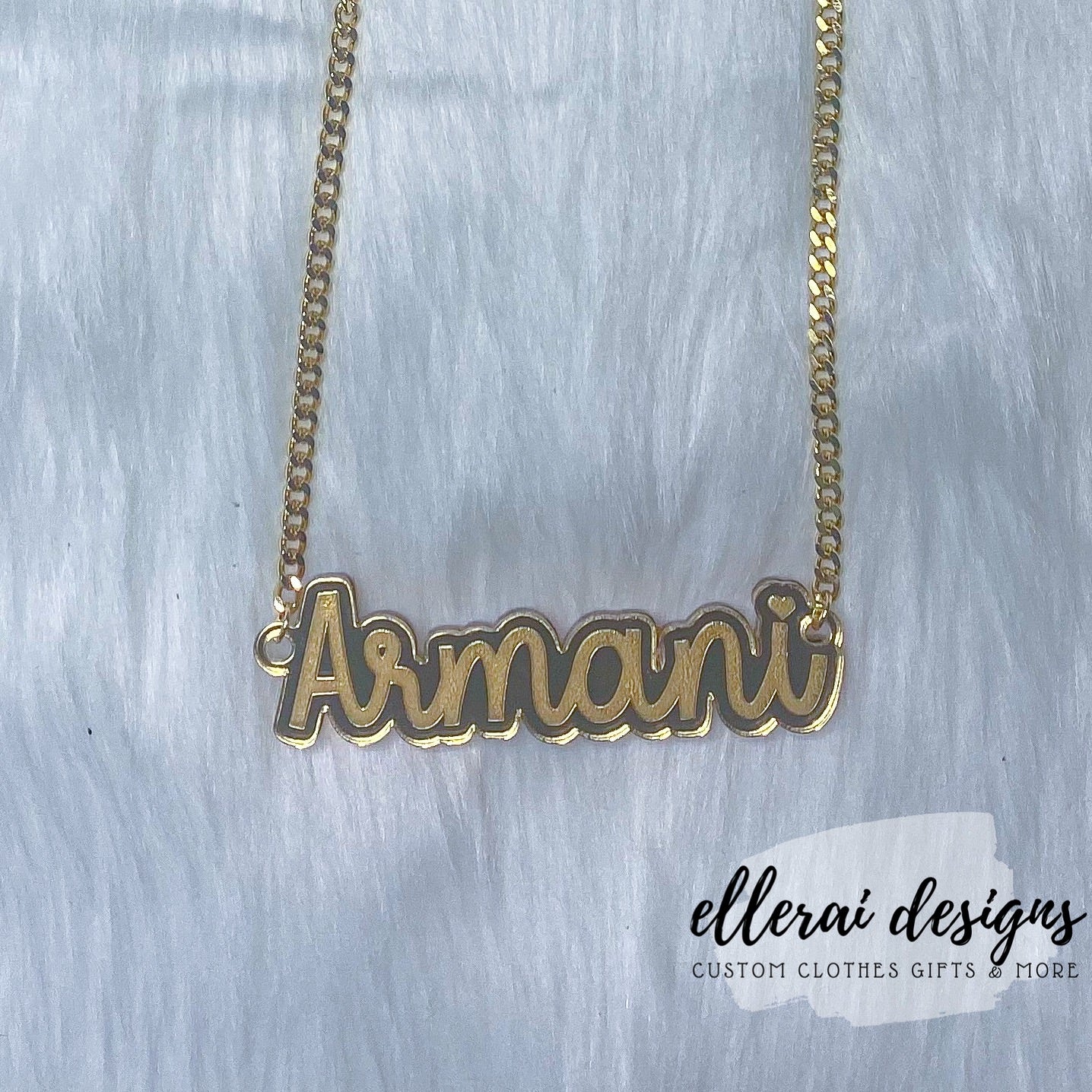 Engraved name necklace  image 1